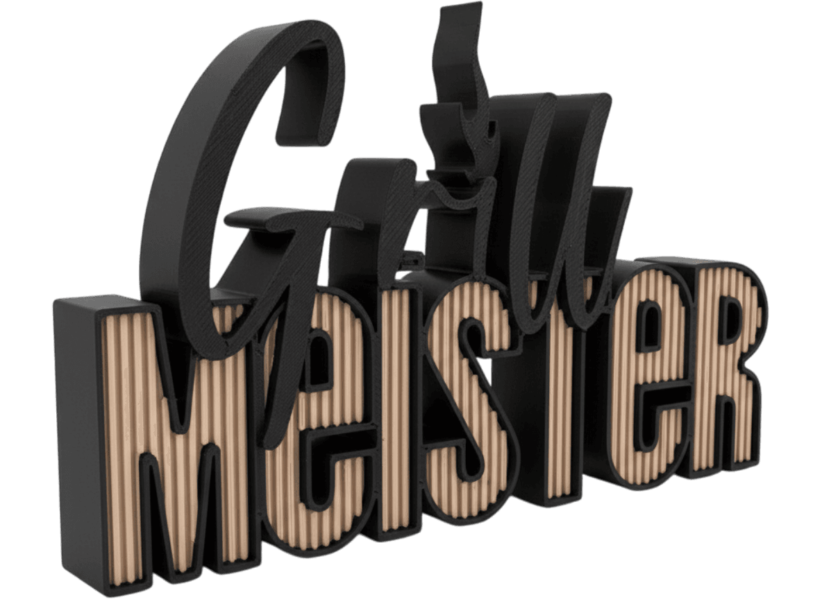 Grill Meister, three-quarter left view