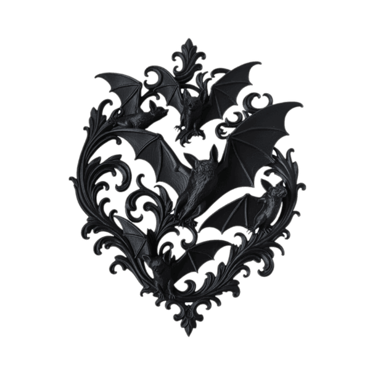 Bat Wall Crest — 3D printed by Compl3x