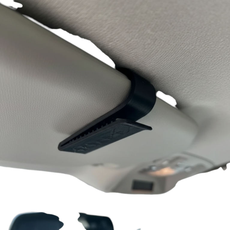 Car Sunglasses Holder — 3D printed by Compl3x