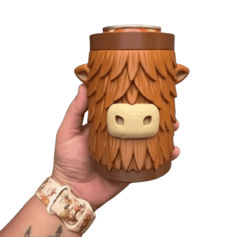 Cow Can Coozie — 3D printed by Compl3x