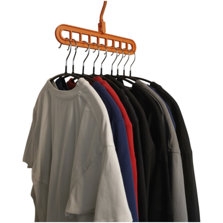 9-Slot Multi Coat Hanger – Horizontal or Vertical