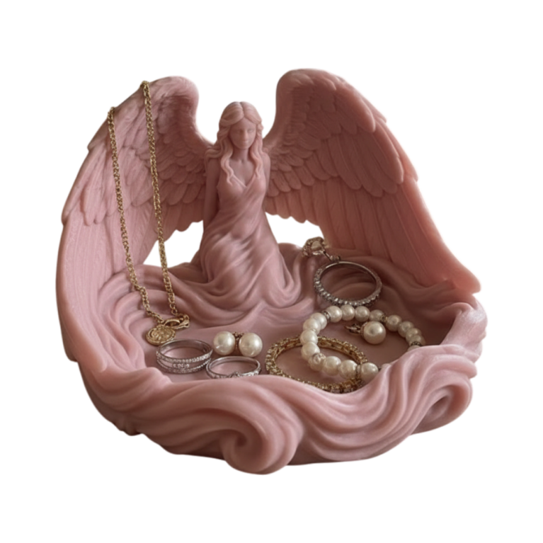 Angel Wings Jewelry Dish & Vanity Organizer