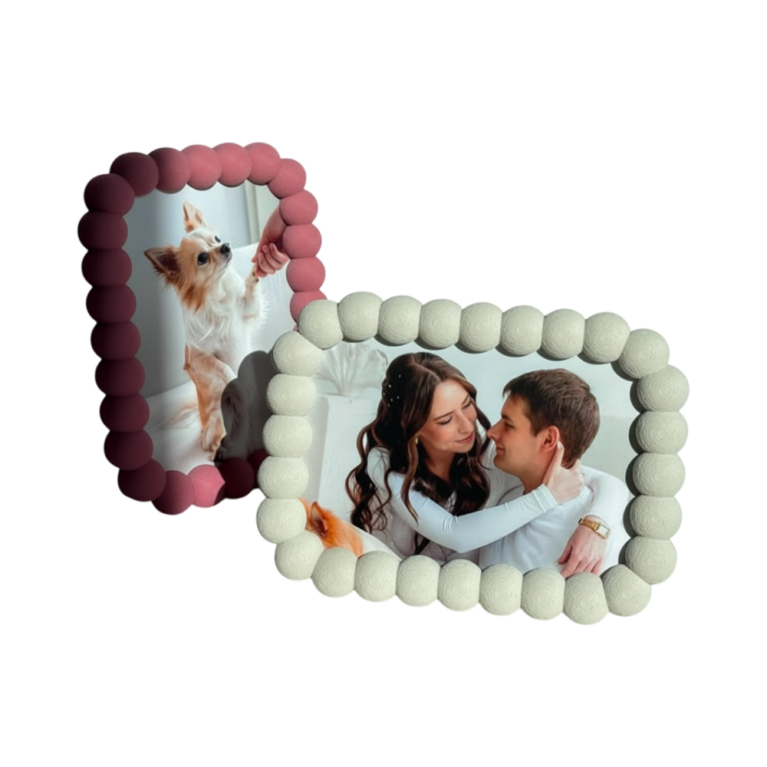 Bubble Photo Frame 4×6in — Standing or Wall Mounted