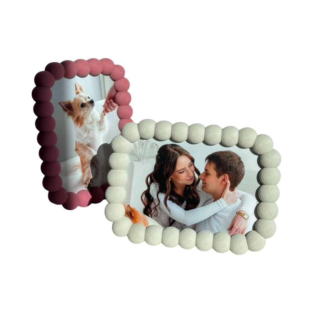 Bubble Photo Frame 4×6in — Standing or Wall Mounted