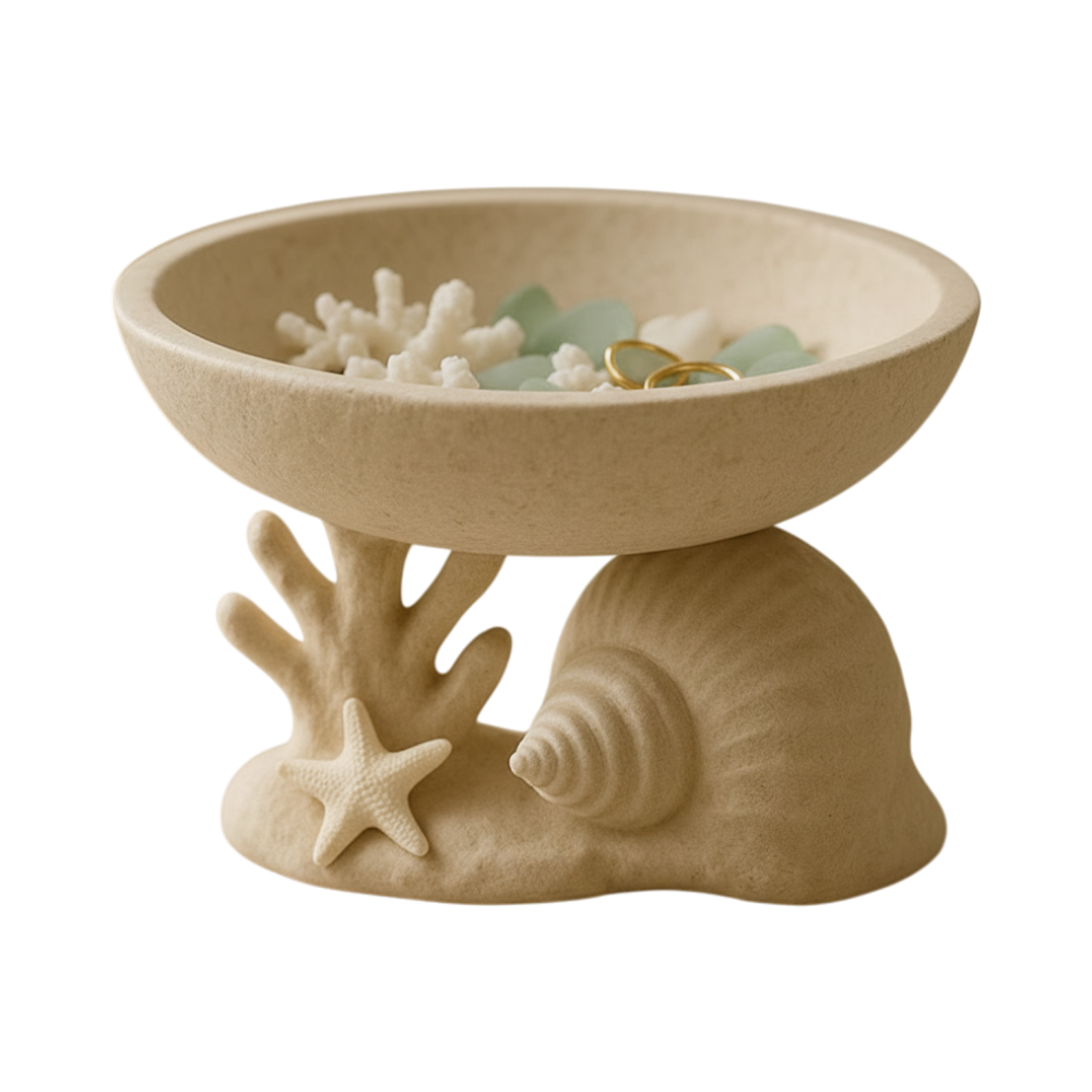 Coastal Vanity Bowl - Sculptural Decorative Bowl - Image 3