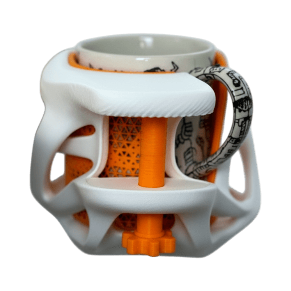 Cup Holder Desk Mount, back view