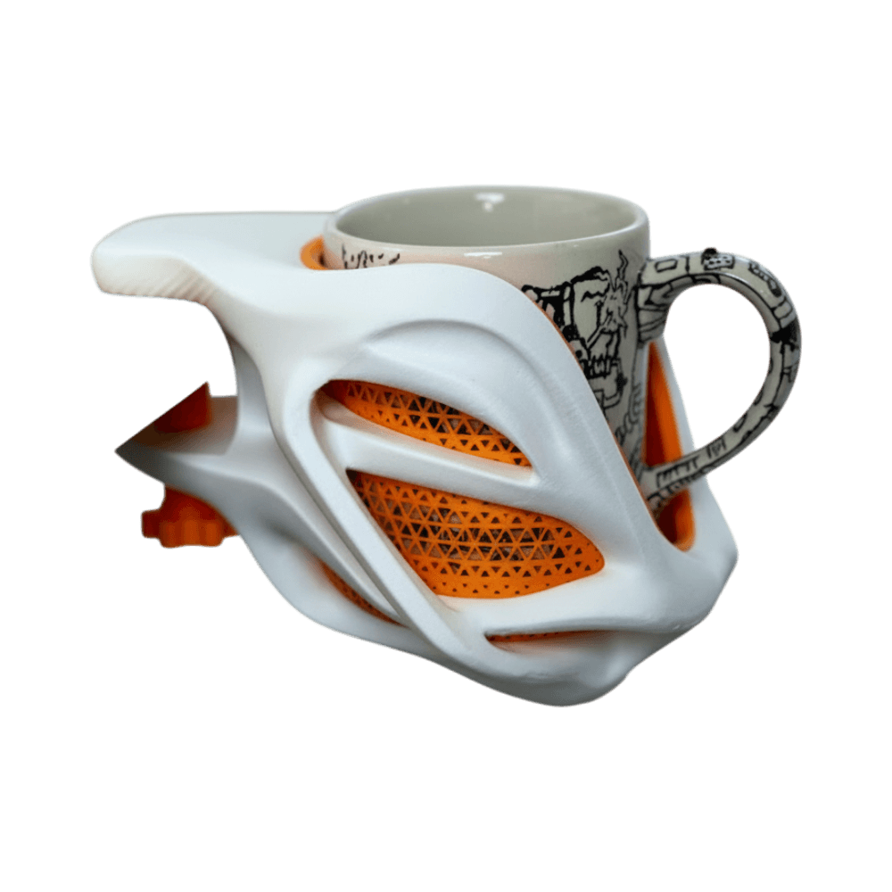 Cup Holder Desk Mount — 3D printed by Compl3x