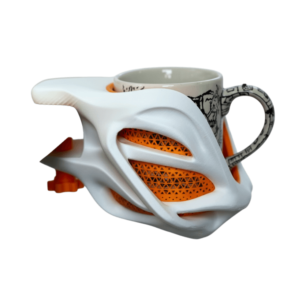 Cup Holder Desk Mount, side view