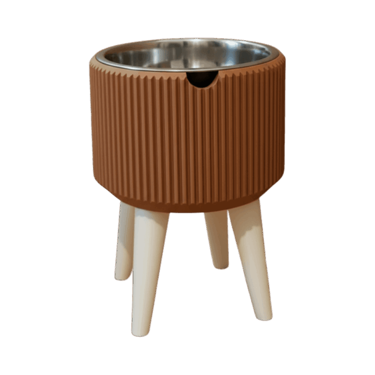 Dog Food and Water Bowl Raiser Stand — 3D printed by Compl3x