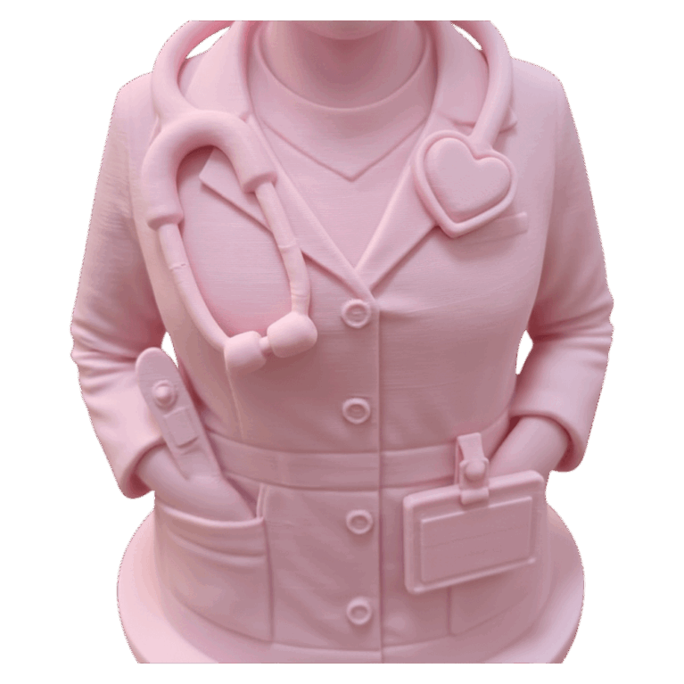 Female Medical Pen Holder / Nurse Desk Organizer