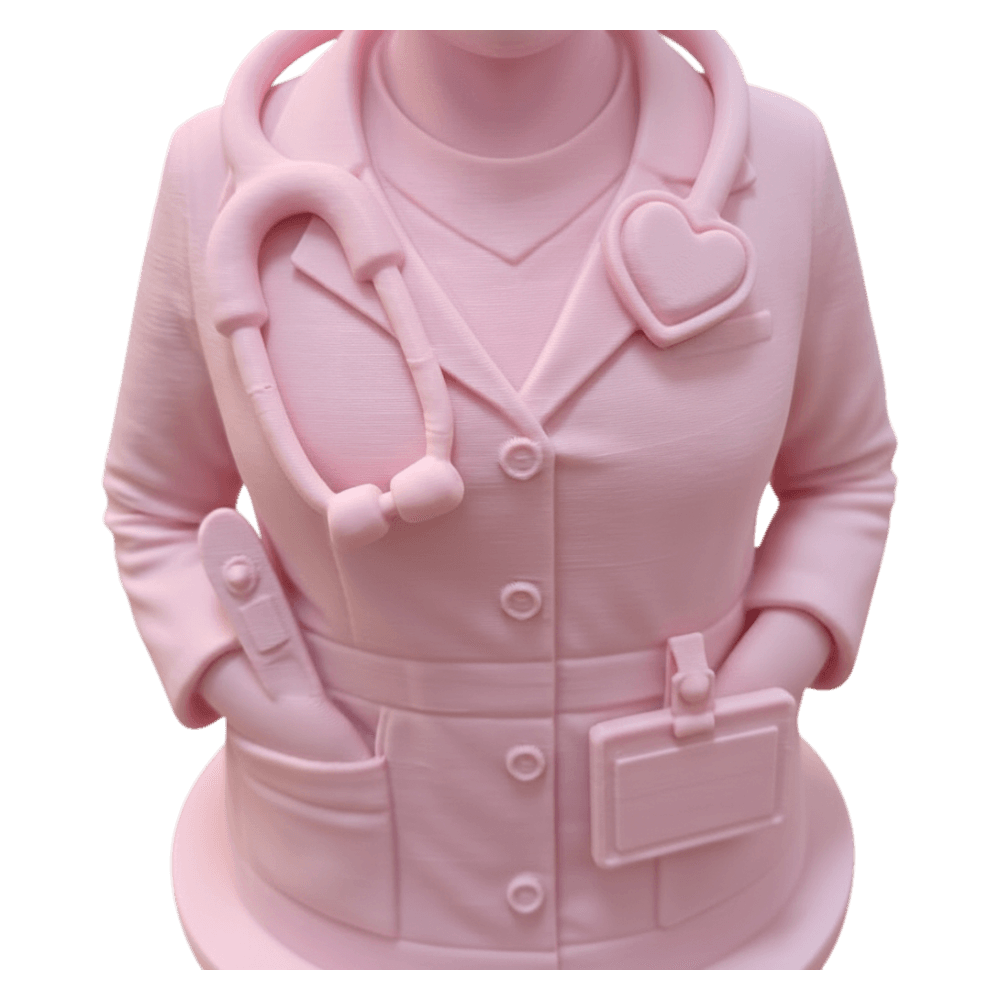 Female Medical Pen Holder / Nurse Desk Organizer
