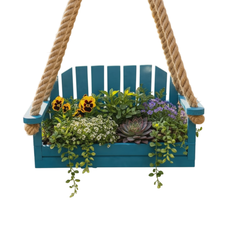 Hanging Swing Planter Feeder Reptile Ledge