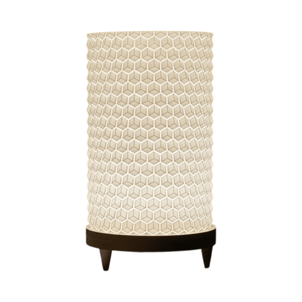 Honeycomb Table Lamp, three-quarter left view