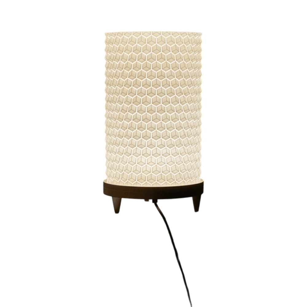 Honeycomb Table Lamp, back view
