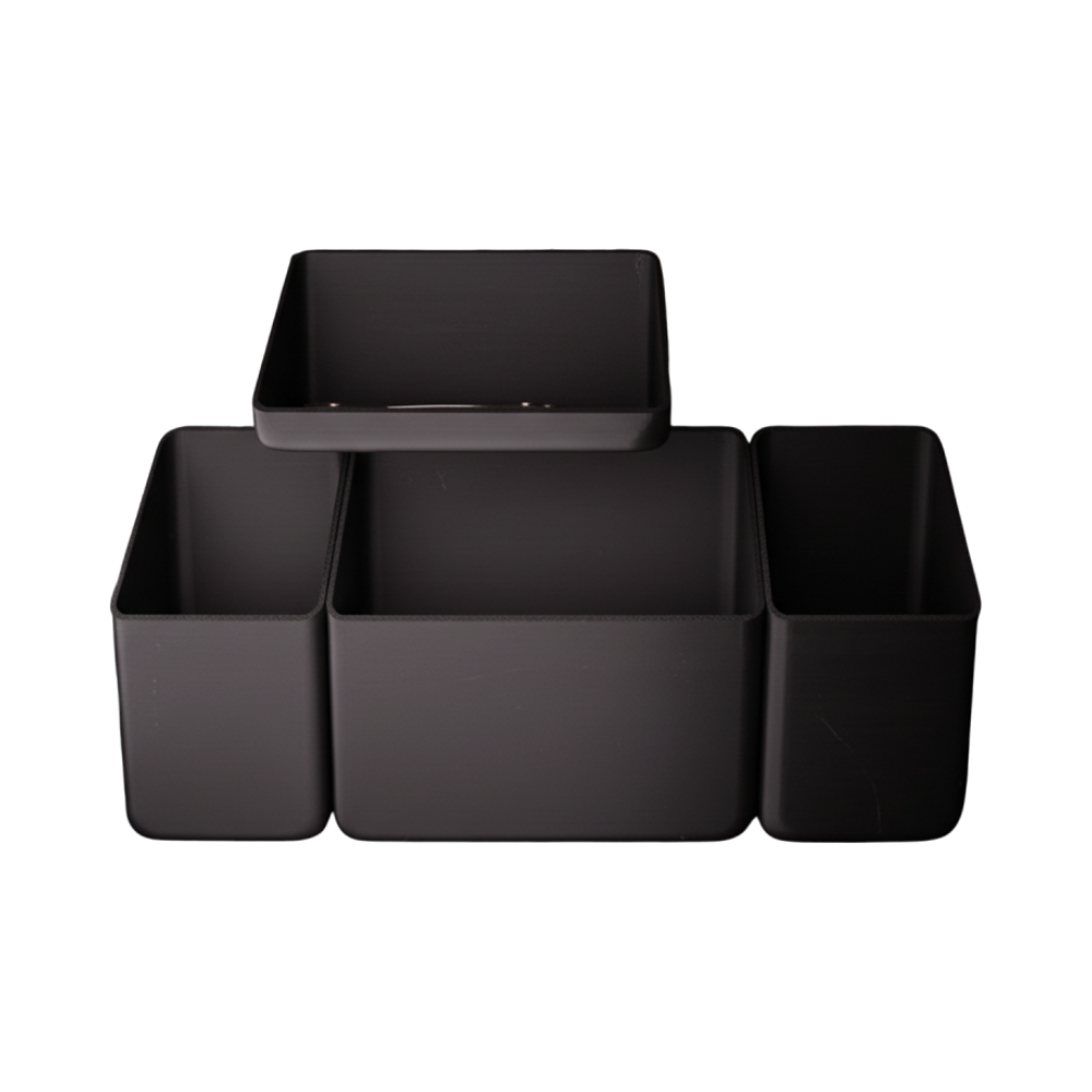 Large Modular Skadis Bin Shelf