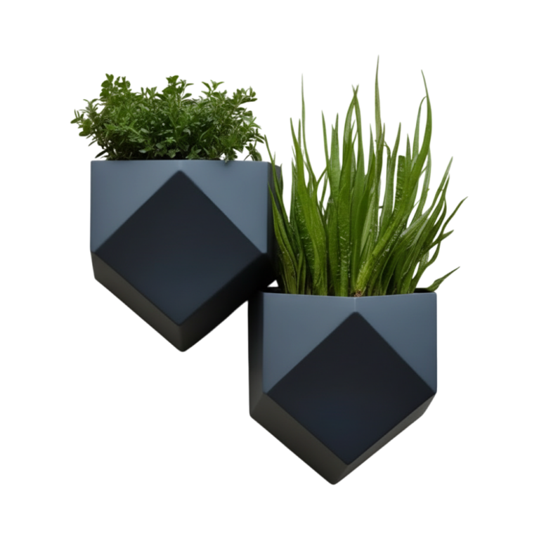 Modern Wall Hanging Low Poly Planter