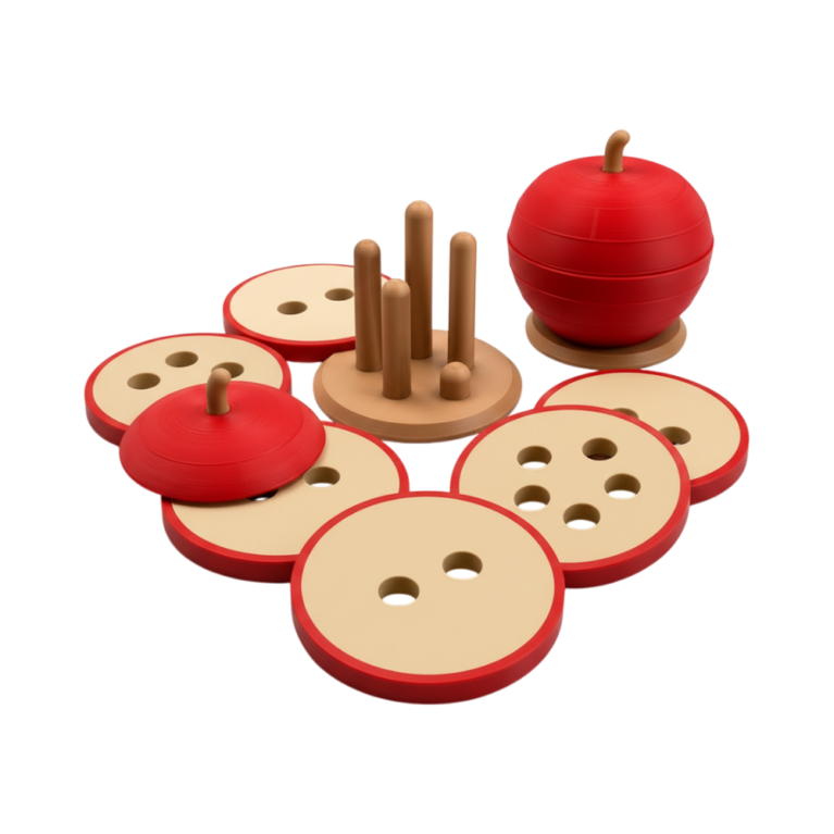 Montessori Apple Puzzle