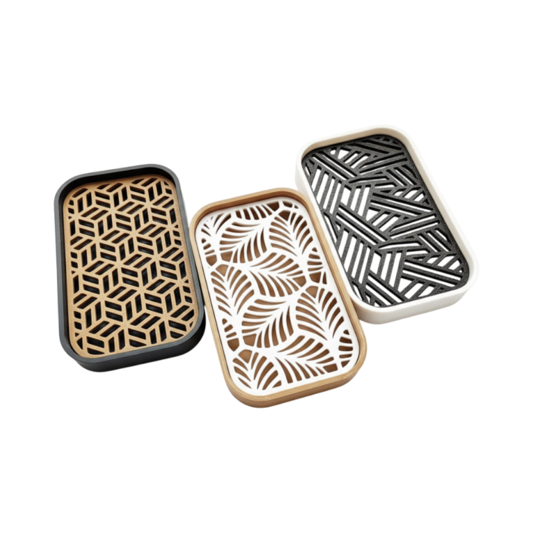 Oval Soap Dish + 4 Dish Insert