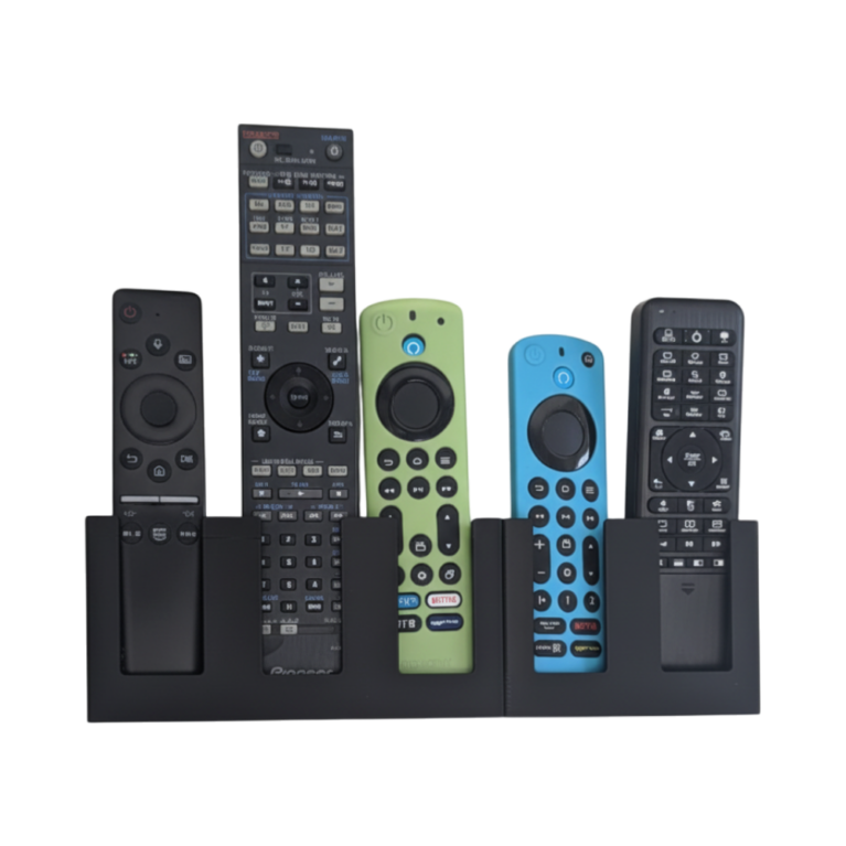 Remote Control Holder — 2 to 5 Remotes