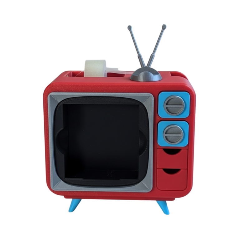Retro Tv Office Helper__front