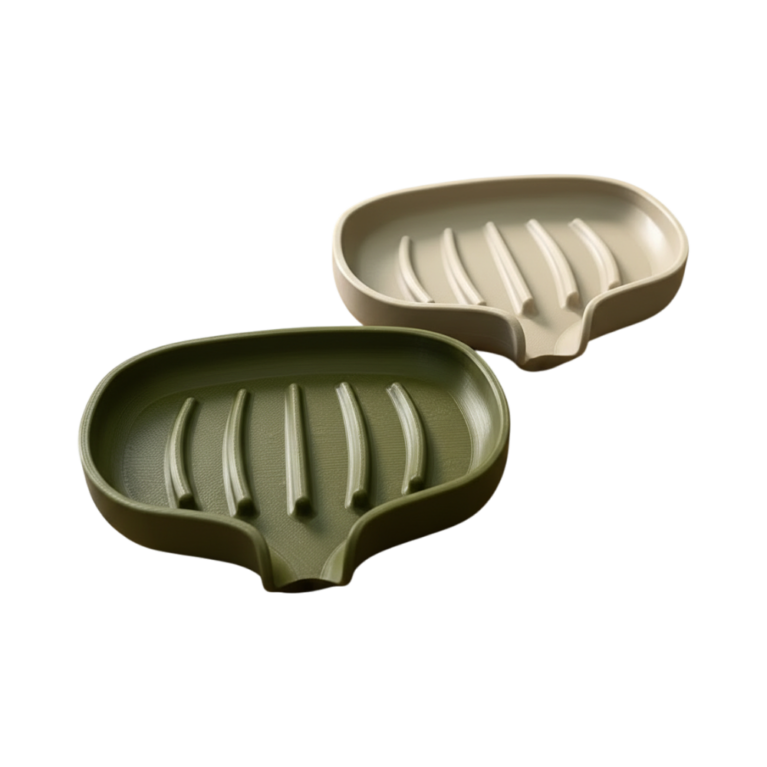 Self-Draining Soap Dish