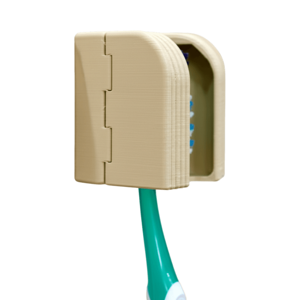 SnapBrush Minimalist Auto-Close Toothbrush Holder - Image 3