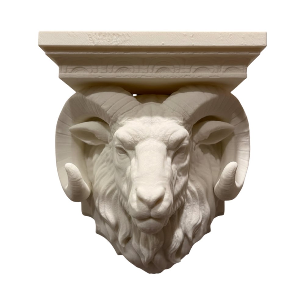 The Grand Ram Wall Sconce__front