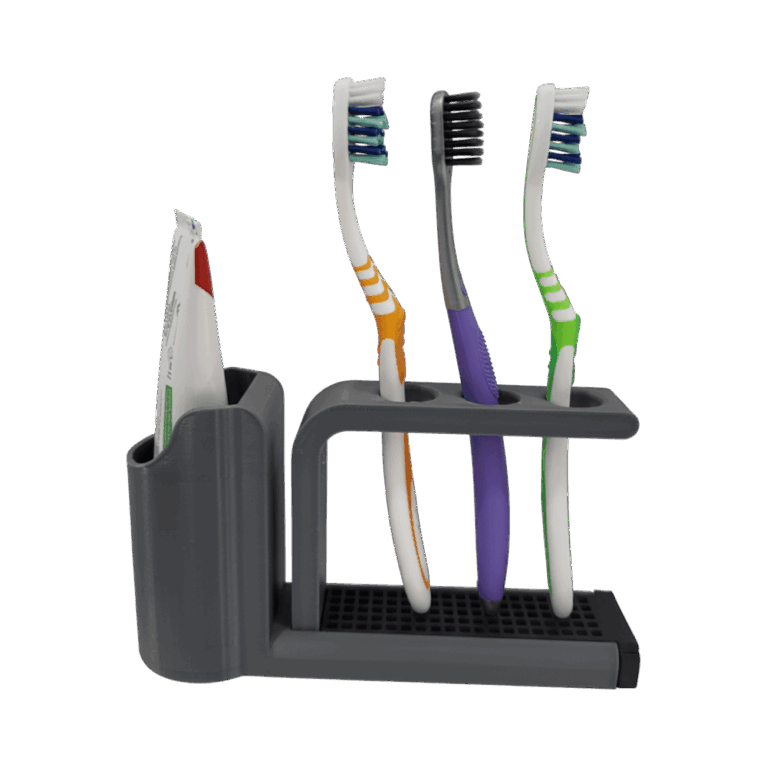 Toothbrush and Toothpaste Holder