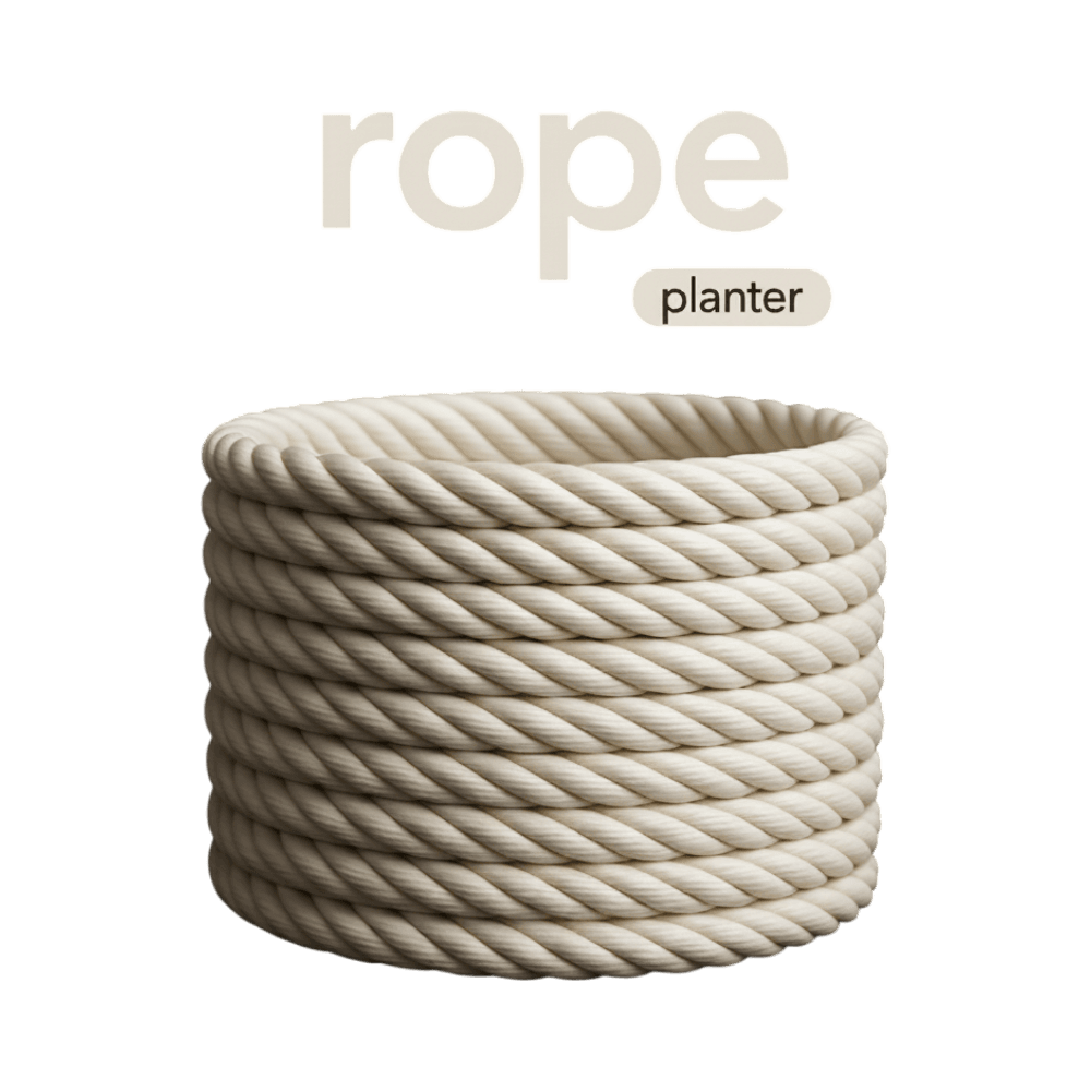 Rope Planter — 3D printed by Compl3x
