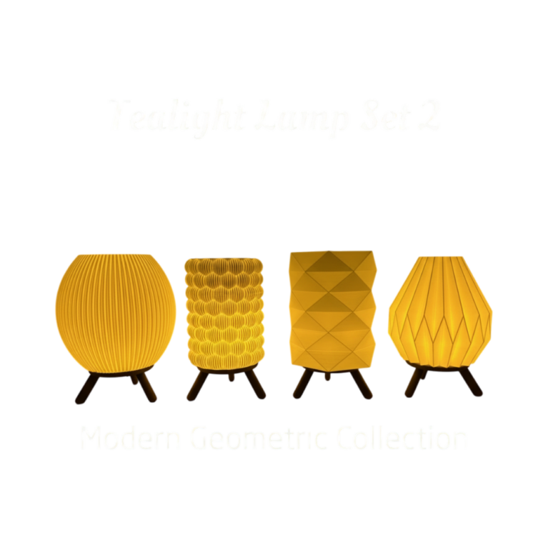 Table Tealight Lamp Set 2