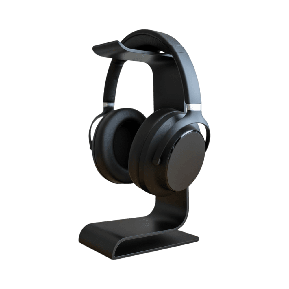 Modern Headphone Stand 01, three-quarter left view