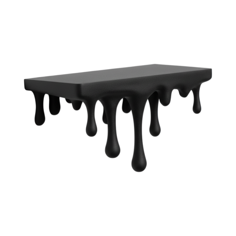 Melting Wall Shelf – Dripping Modern Shelf