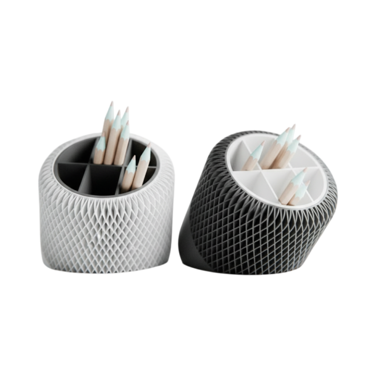 Modern Japandi Desk Organizer (2 Versions, No-AMS)